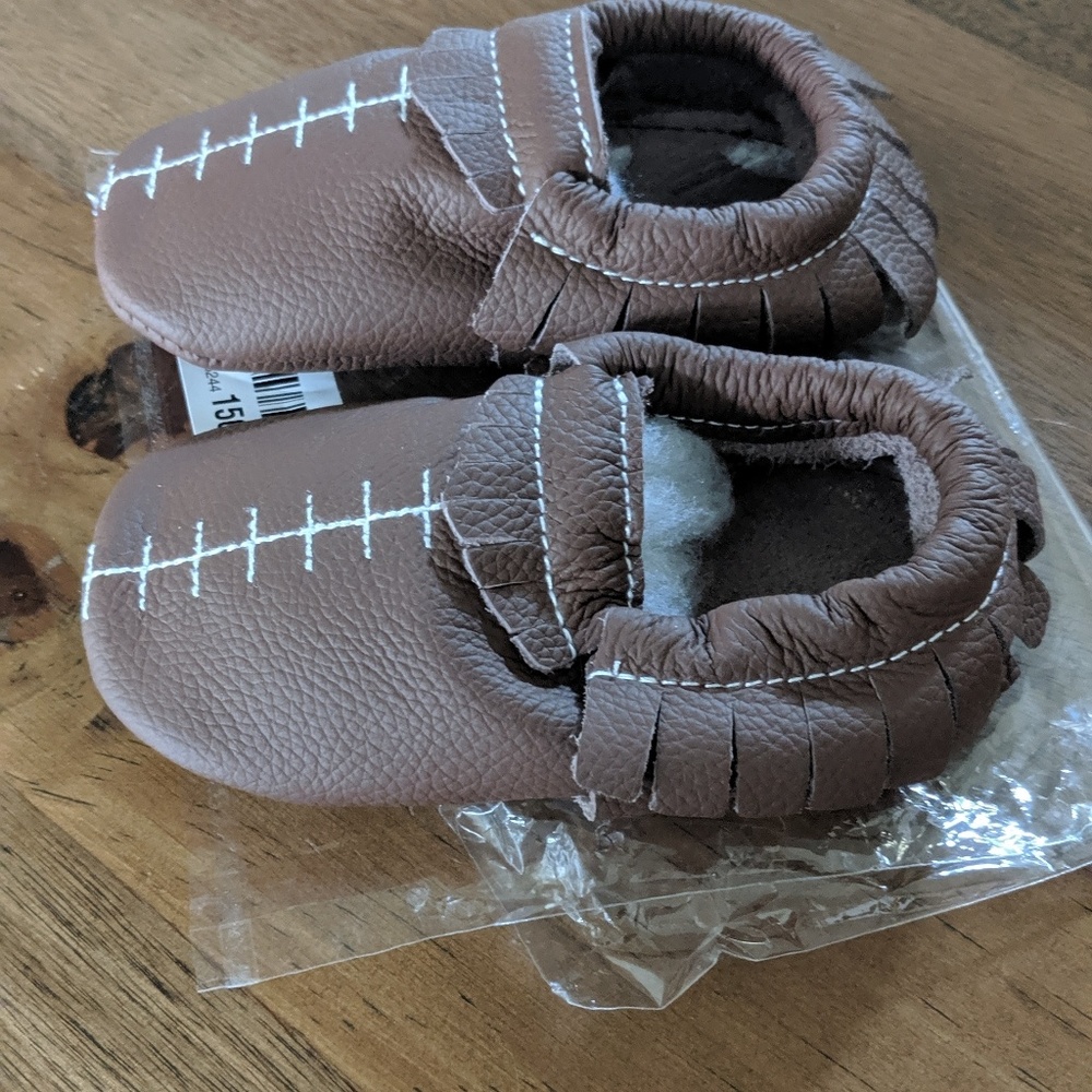 Lucky Love Baby Moccasins Leather